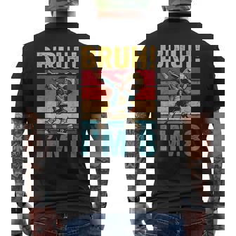 8 Year Old Birthday Bruh I'm 8 Birthday Dabbing Boy Men's T-shirt Back Print | Seseable UK