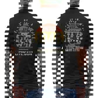 80Th Birthday 1946 Limited Edition 80 Years Old Vintage Men's T-shirt Back Print - Monsterry