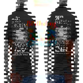 80Th Birthday Cruise Crew Friends Family Vacation Matching Men's T-shirt Back Print - Monsterry