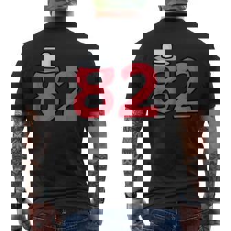 82歳の誕生日番号82 82歳の誕生日番号 メンズTシャツ バックプリント - Kawaiitshirt