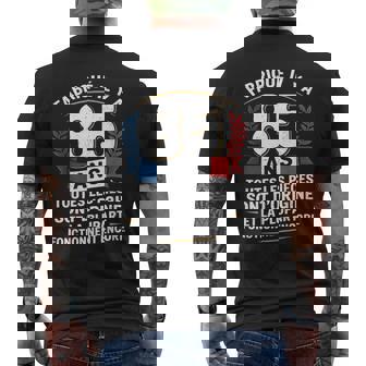 85 Ans Anniversaire Humour Cadeau Original 85 Ans Homme T-shirt imprimé au dos - Cadeauxyz