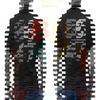 8647 Anti Trump 8647 Women's Rights Feminist Men's T-shirt Back Print - Thegiftio