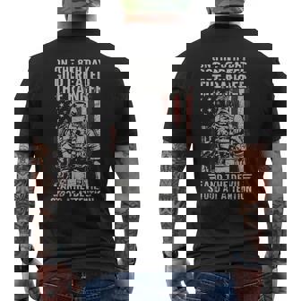 On 8Th Day God Created Us Army Ranger Veteran Flag American Men's T-shirt Back Print - Thegiftio