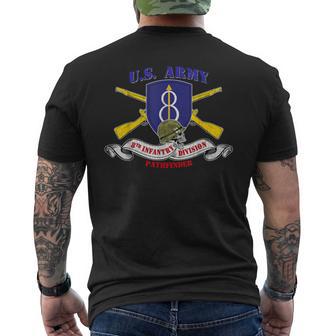 8Th Infantry Division 8Th Id Veteran Pathfinder Division Men's T-shirt Back Print | Mazezy