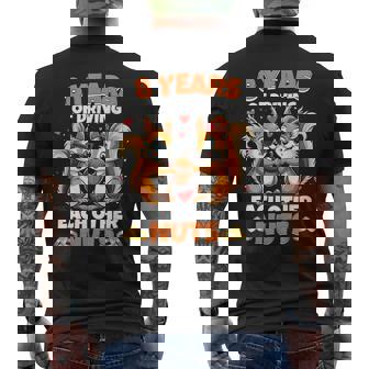 8Th Wedding Anniversary 8 Years Of Driving Each Other Nuts Men's T-shirt Back Print | Mazezy