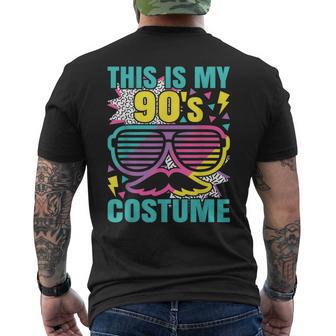 This Is My 90'S Costume Outfit 90S Retro Party Boys Men's T-shirt Back Print - Thegiftio UK