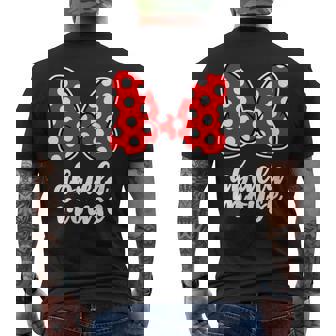 Abuela Mouse Family Vacation Bow Men's T-shirt Back Print - Thegiftio