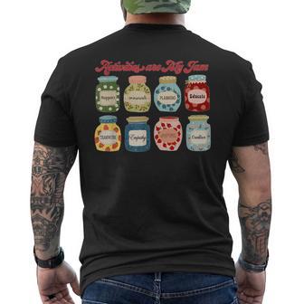 Activities Are My Jam Activity Director Recreational Therapy Men's T-shirt Back Print | Seseable UK