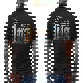 Adventure Family Trip Graphic Dubai Habibi Come To Travel Men's T-shirt Back Print - Monsterry