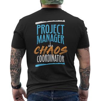 Agile Drôle De Chef De Projet Aka Chaos Coordinator T-shirt imprimé au dos - Cadeauxyz