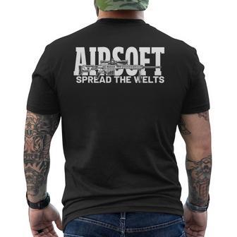 Airsoft Spread The Welts Men's T-shirt Back Print - Thegiftio UK