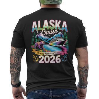 Alaska Cruise 2026 Making Memories Together Family Vacation Men's T-shirt Back Print - Thegiftio UK