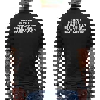 Alimentato Da Drum And Bass Music Dnb T-shirt da uomo con stampa posteriore - Novitaregali