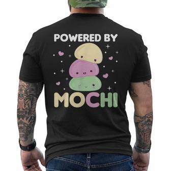 Alimentato Da Gelato Kawaii Mochi T-shirt da uomo con stampa posteriore - Novitaregali