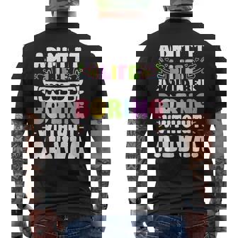 Alivia Personalized Name Saying First Name Family Men's T-shirt Back Print - Monsterry