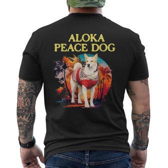 Aloka Peace Dog Walk For Peace 2026 Buddhist Dog Men's T-shirt Back Print | Seseable UK