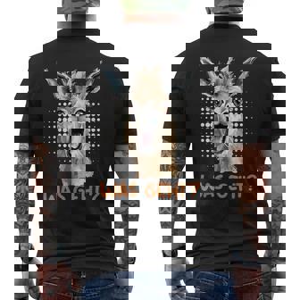 Alpaka Was Geht Cooles Lama Lustiges Alpakas T-Shirt mit Rückendruck - Geschenkecke