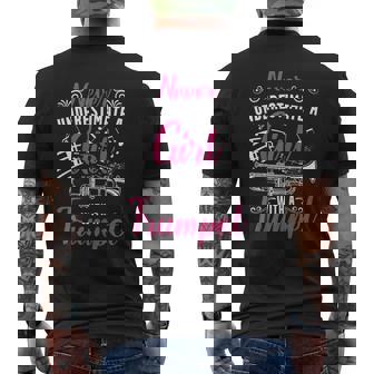 Amante Della Musica Trombatrumento Trombettista T-shirt da uomo con stampa posteriore - Novitaregali