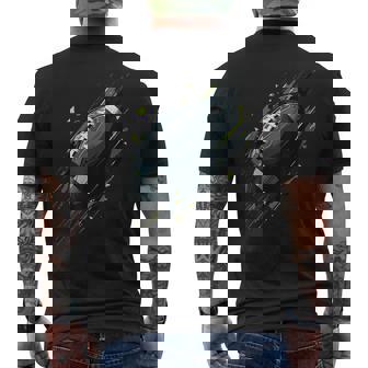 American Football Minimal Football Graphic Men's T-shirt Back Print | Mazezy