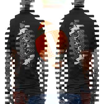 American Football Vintage Football Men's T-shirt Back Print - Thegiftio