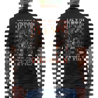 Amo A Mi Mamá Muy Divertido Pirata De Memes De Esqueleto Duro Camiseta Hombre Estampado Espalda - Regaloses