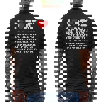 Amo A Mi Novia Latina Caliente Así Que Por Favor Mantente Alejado De Mí Camiseta Hombre Estampado Espalda - Regaloses