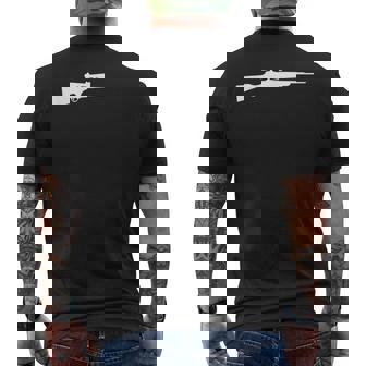 Amo Mi Rifle De Francotirador Camiseta Hombre Estampado Espalda - Regaloses