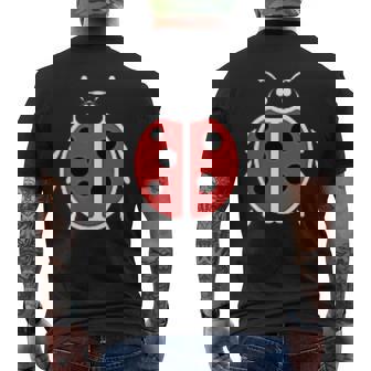 Amor De Insectos Mariquitas Lindo Corazónimple Mariquita Camiseta Hombre Estampado Espalda - Regaloses