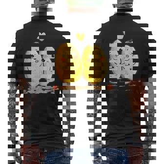 Amor Feliz De La Patata Para El Matrimonio Y Las Parejas Camiseta Hombre Estampado Espalda - Regaloses