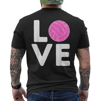 Amor Regalo Para Amantes Deoleibol Y Jugador Deoleibol Camiseta Hombre Estampado Espalda - Regaloses