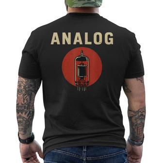 Analogeakuumröhreynth Retro Music Tech Musikliebhaber T-Shirt mit Rückendruck - Geschenkecke