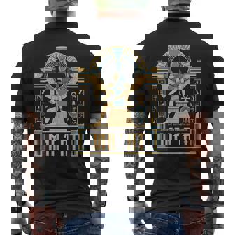 Ancient Ma'at Goddess Egyptian Mythology Fans Men's T-shirt Back Print | Mazezy