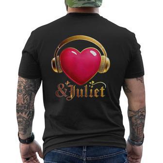 & Juliet Musical Theatre Heart Musicals Men's T-shirt Back Print - Thegiftio UK