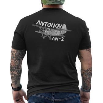 Antonov An-2 Avión Militar Estratégico Avión Militar Camiseta Hombre Estampado Espalda - Regaloses