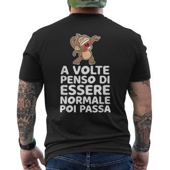 Aolte Penso Di Essere Normale Poi Passa Regalo T-shirt da uomo con stampa posteriore - Novitaregali
