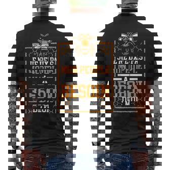 Apicole Honey Apiculture Apiculteur T-shirt imprimé au dos - Cadeauxyz