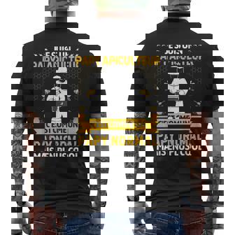 Apiculteure Fête Pères Abeille Jeuis Un Papy Apiculteur T-shirt imprimé au dos - Cadeauxyz