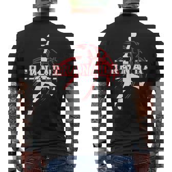 Apoyo Aficionado Baloncesto Granada Cataluña Basketball Camiseta Hombre Estampado Espalda - Regaloses