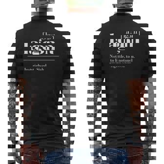 Aprenderueco Lagom Definición Divertidauecia Palabra Camiseta Hombre Estampado Espalda - Regaloses