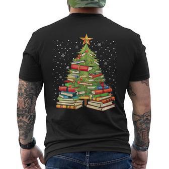 Arbre De Noël En Forme De Livre Pour Les Lecteurs Et Les Amateurs De Livres T-shirt imprimé au dos - Cadeauxyz