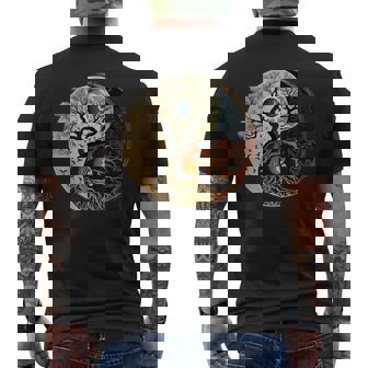 Arbre Deie Bouddhistepirituel Yin Yang T-shirt imprimé au dos - Cadeauxyz