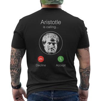 Aristote Appelle Philosophie Grecque T-shirt imprimé au dos - Cadeauxyz