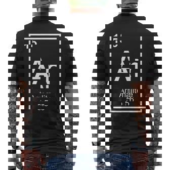 Armalite Ar-15 元素周期表 メンズTシャツ バックプリント - Kawaiitshirt
