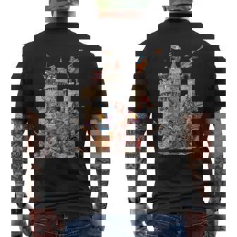 Art Fantaisie Chevaliers Médiévaux Musique T-shirt imprimé au dos - Cadeauxyz