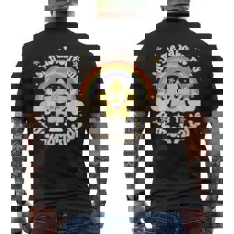 Ask Me About My Hemorrhoids Men's T-shirt Back Print - Monsterry