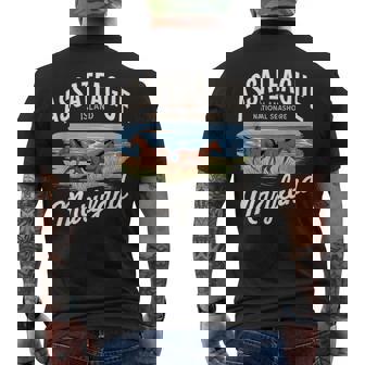 Assateague Island Maryland Adventure National Park Men's T-shirt Back Print - Monsterry