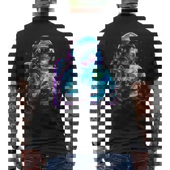 Astronaut Planets Science Space Men's T-shirt Back Print - Thegiftio