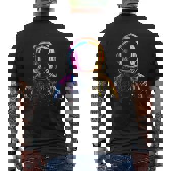 Astronauta Motivo Ilustración Astronauta Camiseta Hombre Estampado Espalda - Regaloses