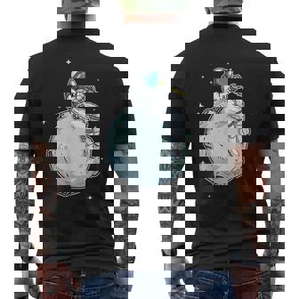 Astronautauonare Flauto Regalo Musica Amante Del Flauto T-shirt da uomo con stampa posteriore - Novitaregali