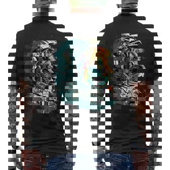 Astronaute Lion Portant Un Lionpatial Cool T-shirt imprimé au dos - Cadeauxyz